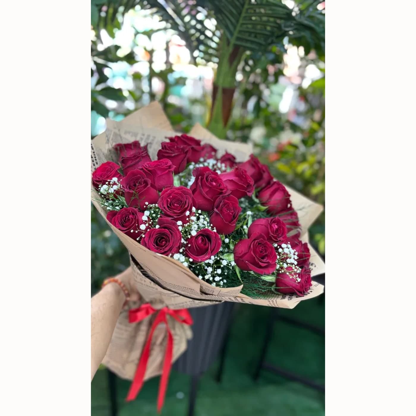 21 Kırmızı Gül Buketi