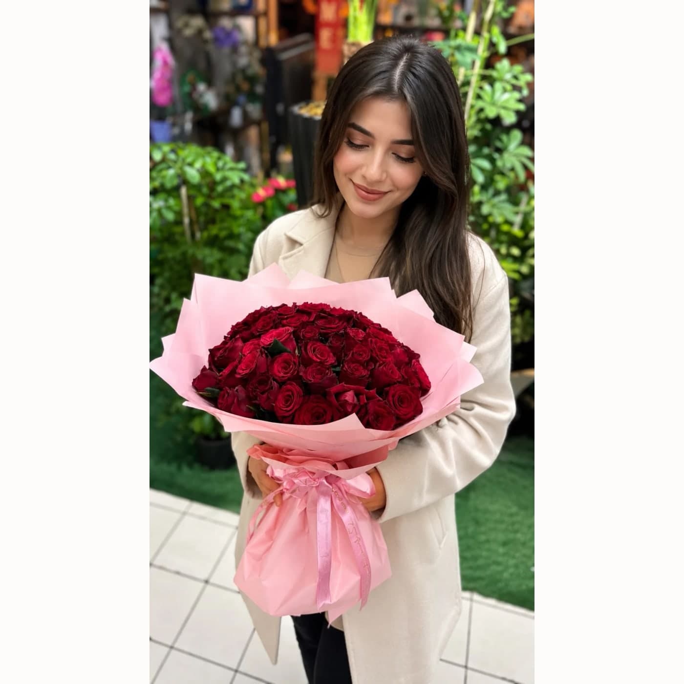 51 Kırmızı Gül Buketi