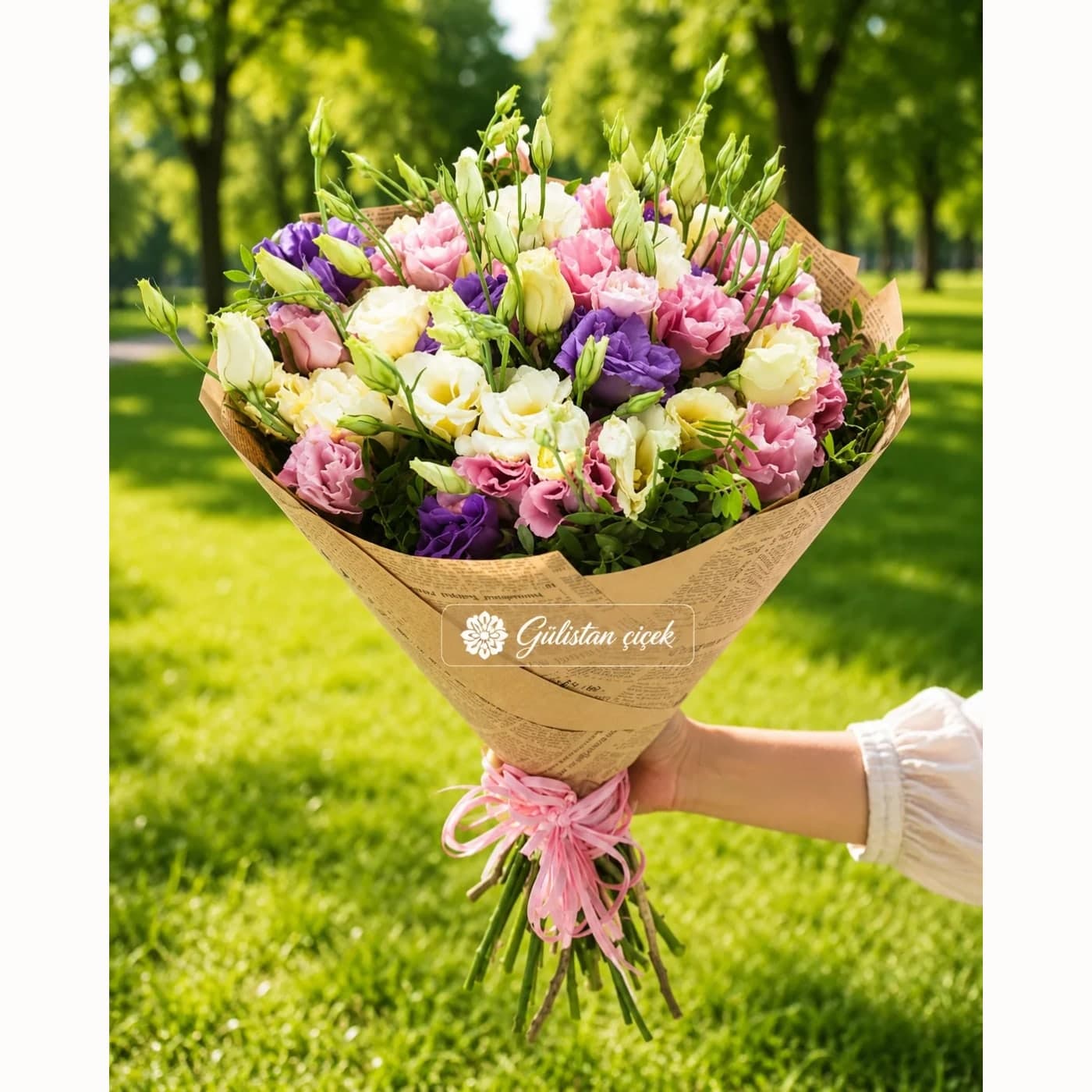Karışık Lisianthus Buketi