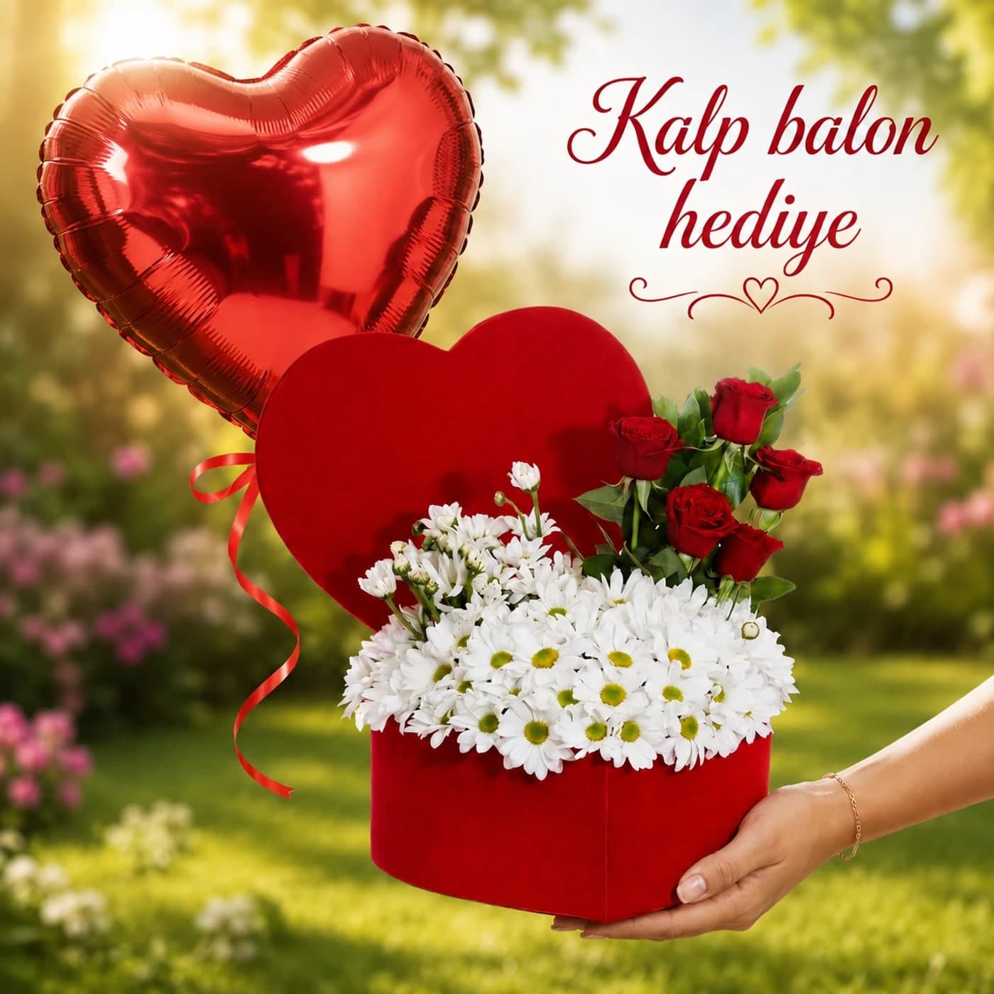 Kutuda Papatya ve Güller
