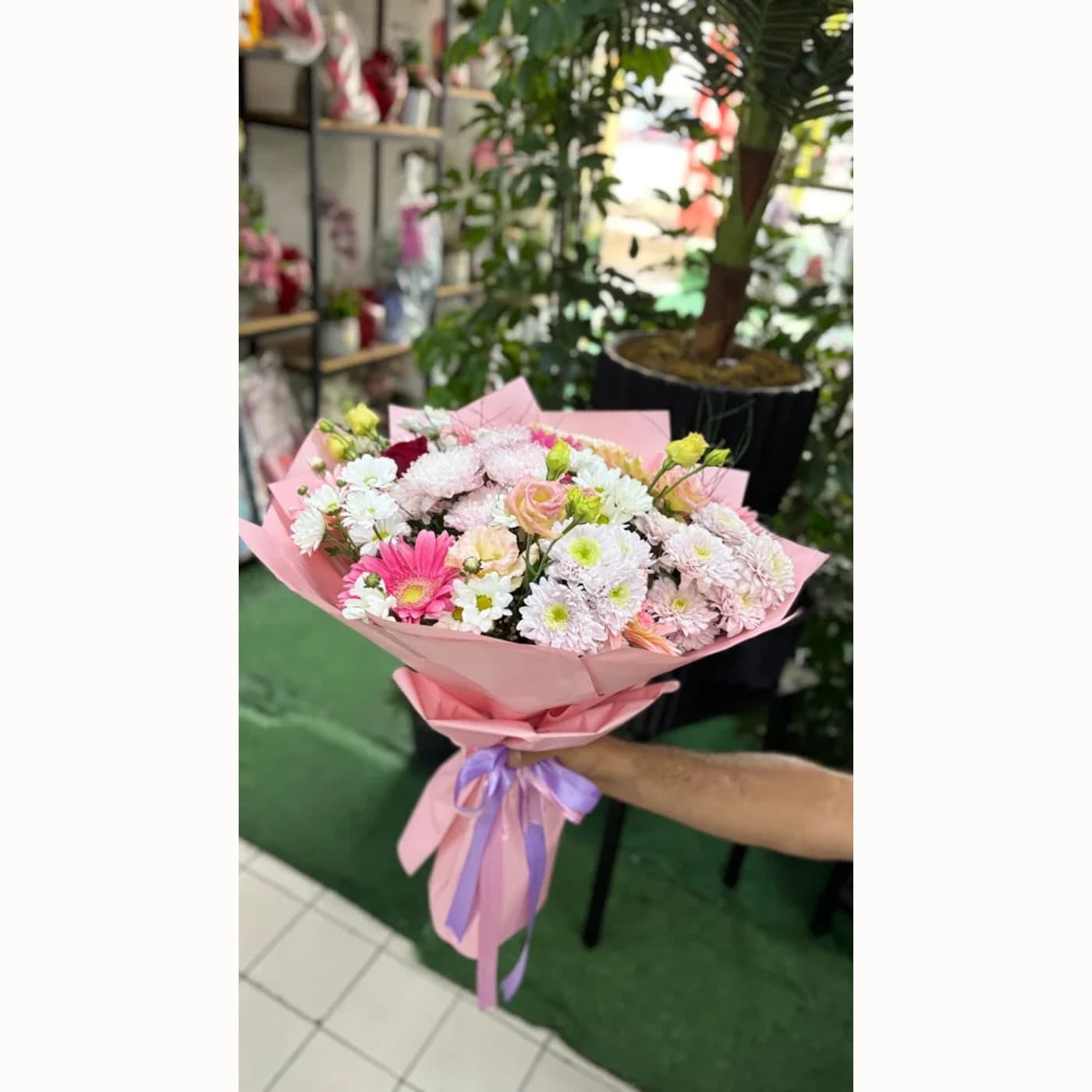 Pastel Pembe Karışık Buket